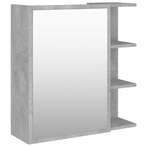 vidaXL badev&aelig;relsesskab spejl 62,5x20,5x64 cm konstrueret tr&aelig; betongr&aring;