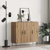 vidaXL Sideboard Artisan Egetr&aelig; 90 x 32,5 x 80 cm Konstrueret tr&aelig;