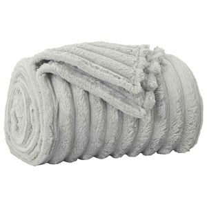 vidaXL T&aelig;ppe Gr&aring; 200 x 150 cm 0.8 kg Fleece