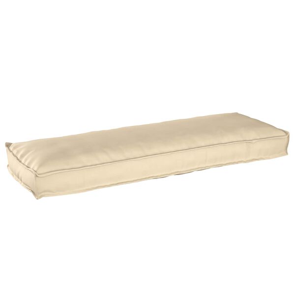 vidaXL Pude Beige 120 x 40 x 8 cm Oxford stof
