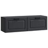 vidaXL V&aelig;gh&aelig;ngt TV-skab Sort 98 x 31 x 30 cm Konstrueret tr&aelig;