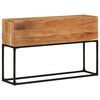 vidaXL konsolbord 120x30x75 cm massivt akacietr&aelig;