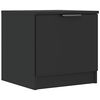 vidaXL sengebord 40x39x40 cm sort