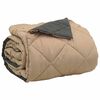 vidaXL Sommer dyne Antracit og Taupe 220 x 240 cm Mikrofiber