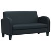 vidaXL 2-personers sofa kunstl&aelig;der sort
