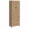 vidaXL Skab S&aelig;t 2 stk. 66 x 34,5 x 90 cm Konstrueret tr&aelig; Artisan-eg