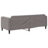 vidaXL daybed 80x200 cm stof gr&aring;brun