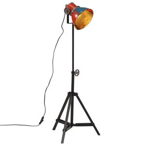 vidaXL gulvlampe 35x35x65/95 cm 25 W E27 flerfarvet