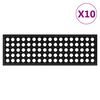 vidaXL trappem&aring;tter 10 stk. 25x75 cm gummi