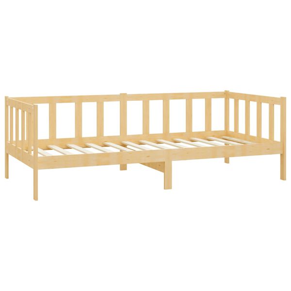 vidaXL daybed med skuffer 90x200 cm massivt fyrretræ