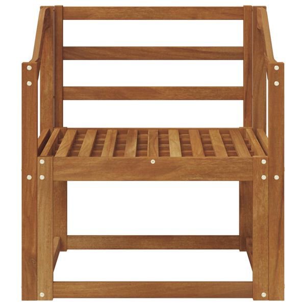 vidaXL Udend&oslash;rs sofa Massivt Akacietr&aelig; Naturfarvet