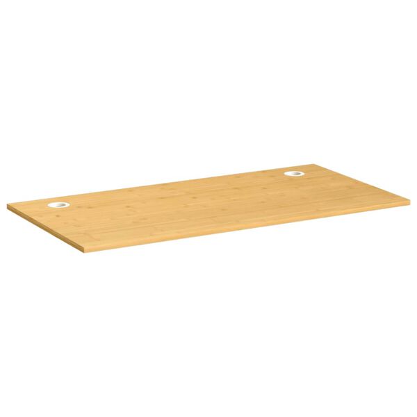 vidaXL bordplade til skrivebord 80x40x1,5 cm bambus