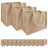 vidaXL Jute tasker 50 Naturfarvet 26 x 22 x 14 cm 100% Tossa Jute