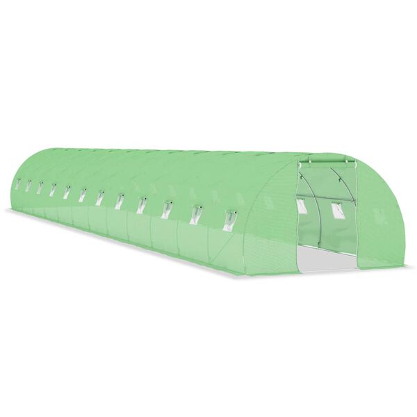 vidaXL drivhus 45 m&sup2; 18x3x2 m