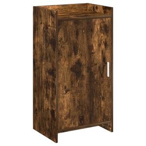 vidaXL Sko skab med d&oslash;r R&oslash;get eg 48 x 36 x 92 cm Konstrueret tr&aelig;