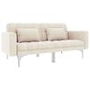 vidaXL sovesofa stof cremefarvet