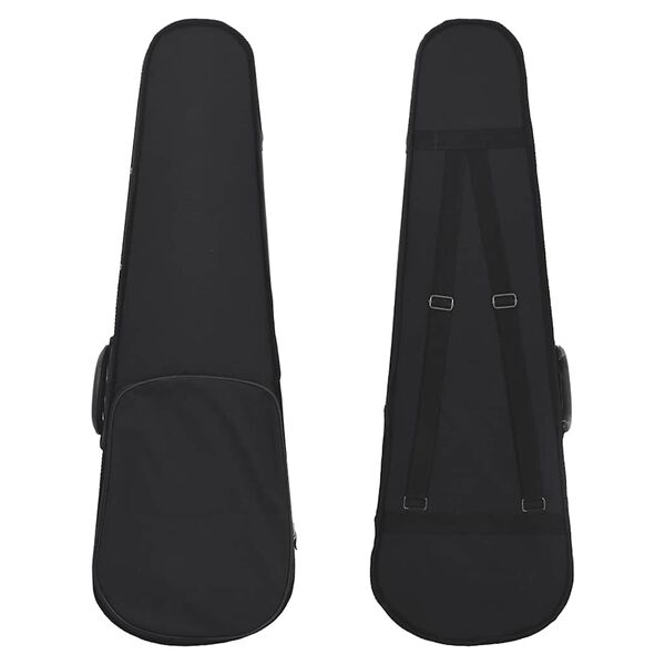 vidaXL violinsæt med violinbue og hagestøtte 4/4 mørkt træ