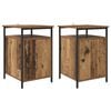 vidaXL Natskab 2 stk. Gammelt tr&aelig; 40 x 42 x 60cm Konstrueret tr&aelig;
