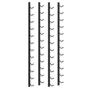 vidaXL v&aelig;gmonteret vinreoler til 12 vinflasker 2 stk. sort jern