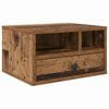 vidaXL Printerstand Gammelt tr&aelig; 40 x 32 x 24 cm Konstrueret tr&aelig;