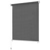 vidaXL udend&oslash;rs rullegardin 225 (B) x 140 (H) cm antracitgr&aring;