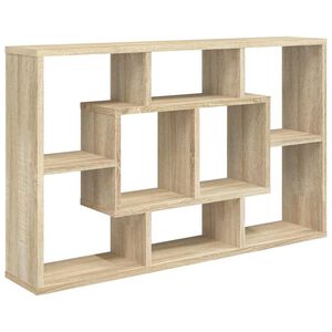 vidaXL v&aelig;ghylde 85x16x52,5 cm konstrueret tr&aelig; sonoma-eg