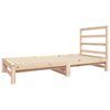 vidaXL daybed med udtr&aelig;k 2x(90x190) cm massivt fyrretr&aelig;