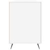 vidaXL skrivebord 140x50x75 cm konstrueret træ hvid