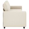 vidaXL | Sofa | med pude med pude Beige 221 x 77 x 82 cm Linned