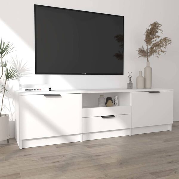 vidaXL TV-skab hvid 140x35x40 cm konstrueret tr&aelig;