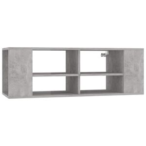 vidaXL v&aelig;gh&aelig;ngt tv-bord 102x35x35 cm konstrueret tr&aelig; betongr&aring;