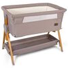 Baninni 2-i-1 co-sleeper babyseng Elia 92x55x82 cm gråbrun