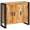 vidaXL Sideboard Brun 80 x 33 x 70 cm Massivt mangotr&aelig;