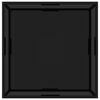 vidaXL sofabord 80x80x35 cm hærdet glas sort