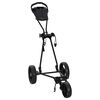 vidaXL Golf Trolley Sort 95 x 60 x 130 cm Jern