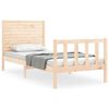 vidaXL sengeramme uden madras 90x200 cm massivt fyrretr&aelig;