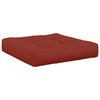 vidaXL 1-Stykke S&aelig;depude VIANEN 100% polyester R&oslash;d 80 x 80 x 12 cm