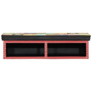 vidaXL TV-skab Flerfarvet 80 x 30 x 22 cm Konstrueret tr&aelig;