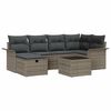 vidaXL Havesofa S&aelig;t 7 stk. Poly rattan