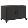 vidaXL tv-bord 68x39x43,5 cm st&aring;l sort