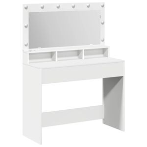 vidaXL Kl&aelig;deskab Hvid 100 x 41 x 135 cm Konstrueret tr&aelig;