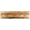 vidaXL bordplade 180x40x2,5 cm naturlig kant massivt ru mangotr&aelig;