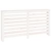 vidaXL radiatorskjuler 153x19x84 cm massivt fyrretr&aelig; hvid