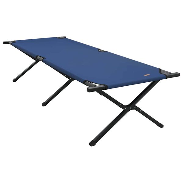 vidaXL Foldende Camping Seng Bl&aring; 210 x 80 x 46 cm Oxford stof