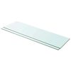 vidaXL hylder 2 stk. glaspanel 100 x 30 cm klar