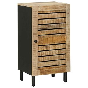 vidaXL Opbevaringsskab Naturfarvet 40 x 33 x 75 cm Massivt mangotr&aelig;