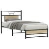 vidaXL sengeramme 90x200 cm uden madras konstrueret tr&aelig; sonoma-eg