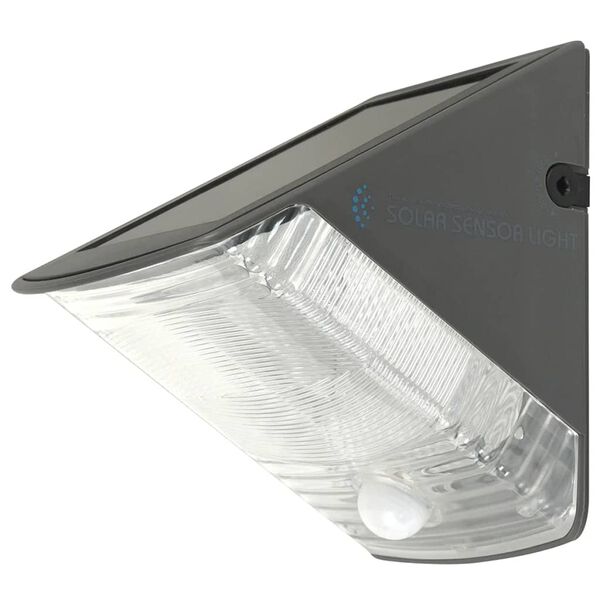 Ranex solcellev&aelig;glampe med PIR-sensor 0,5 W sort 5000.261