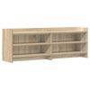 vidaXL TV-skab 135 x 33 x 47 cm Sonoma-eg Konstrueret tr&aelig;