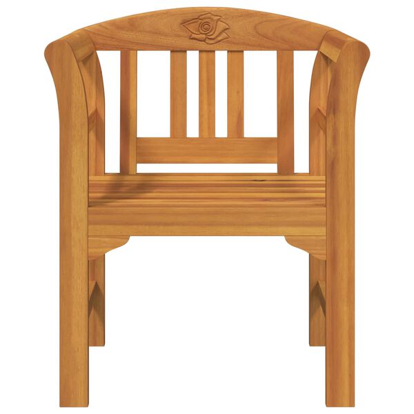 vidaXL Roseb&aelig;nk Naturlig 68,5 x 46 x 82,5 cm Massivt Akacietr&aelig;